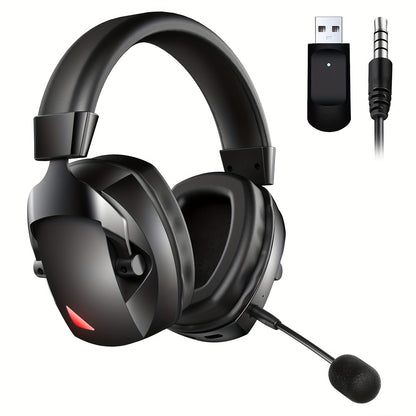Wireless Gaming Headset - 3 Modes with 48Hr Battery & Surround Sound