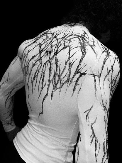 Men's Compression Long Sleeve Fitness Shirt - Muscle Fit