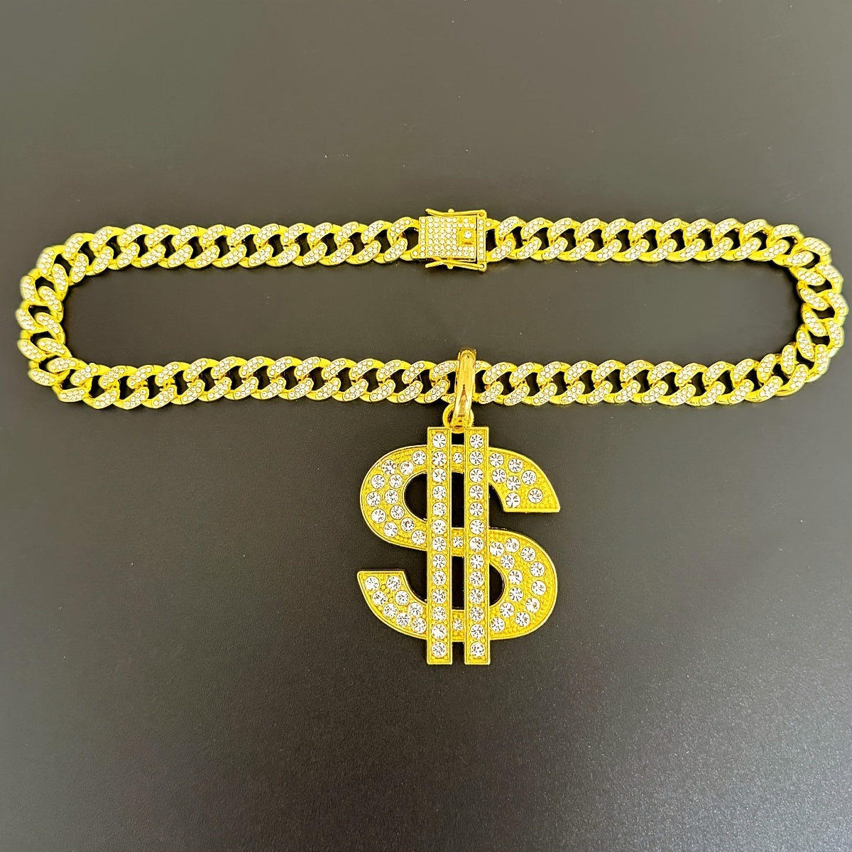 Men's Heavy-Duty Dollar Sign Necklace