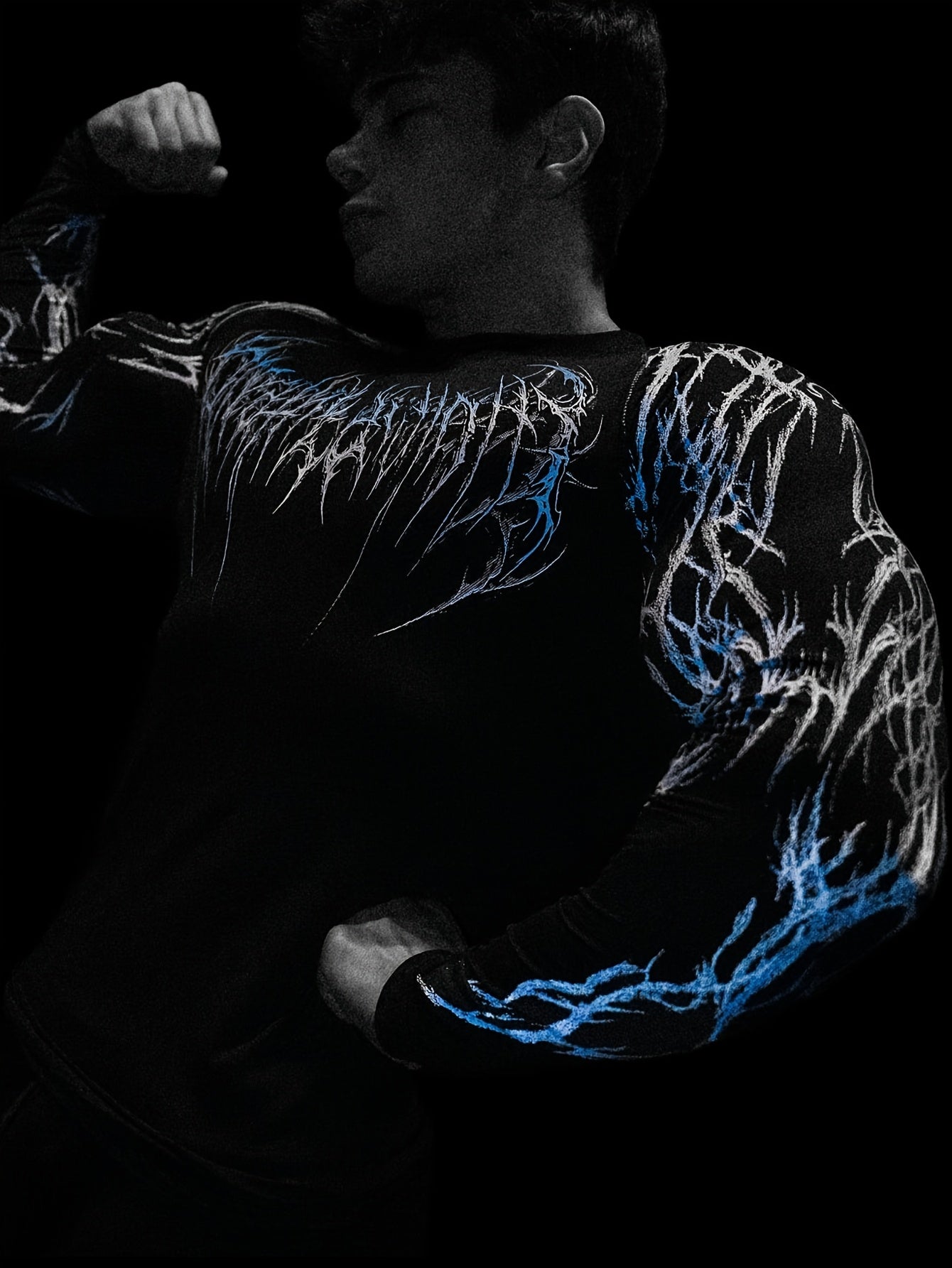 Men's Compression Long Sleeve Fitness Shirt - Muscle Fit