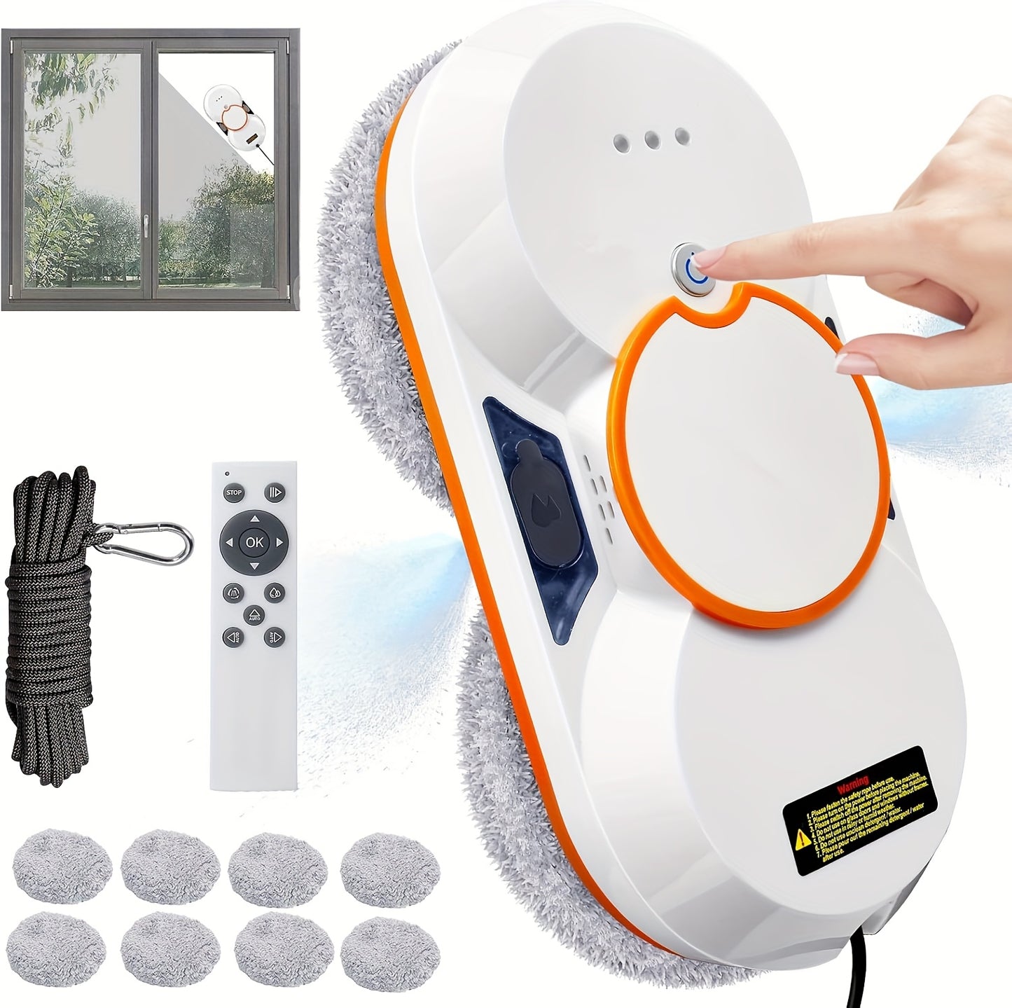 Intelligent Automatic Window Cleaner - Remote Controlled