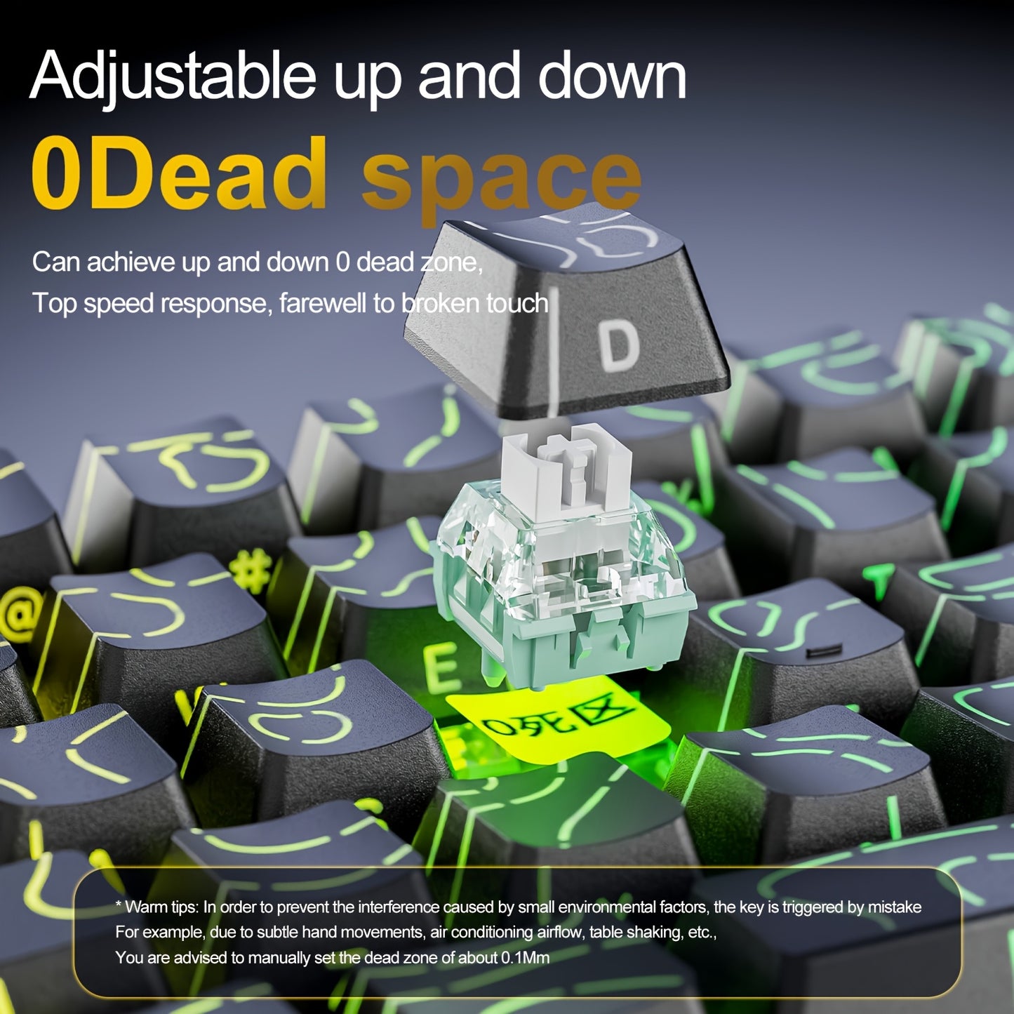 ATTACK SHARK X68HE Rapid Trigger Gaming Keyboard - Magnetic Switch