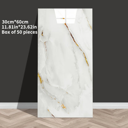 3D Marble Self-Adhesive Wall Tiles — 20/30/50 pcs