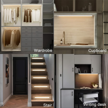 NBBUFF Motion Sensor LED Light - 3 Temps Infinite Dimming USB