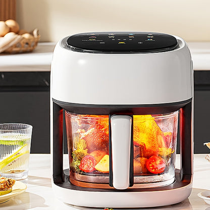 Intelligent Compact Air Fryer 4.5L - Glass 360° Window