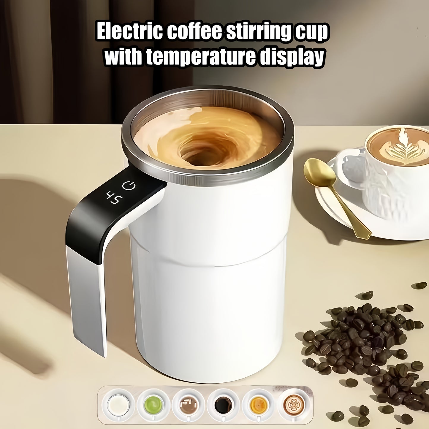 Electric Self-Stirring Coffee Mug