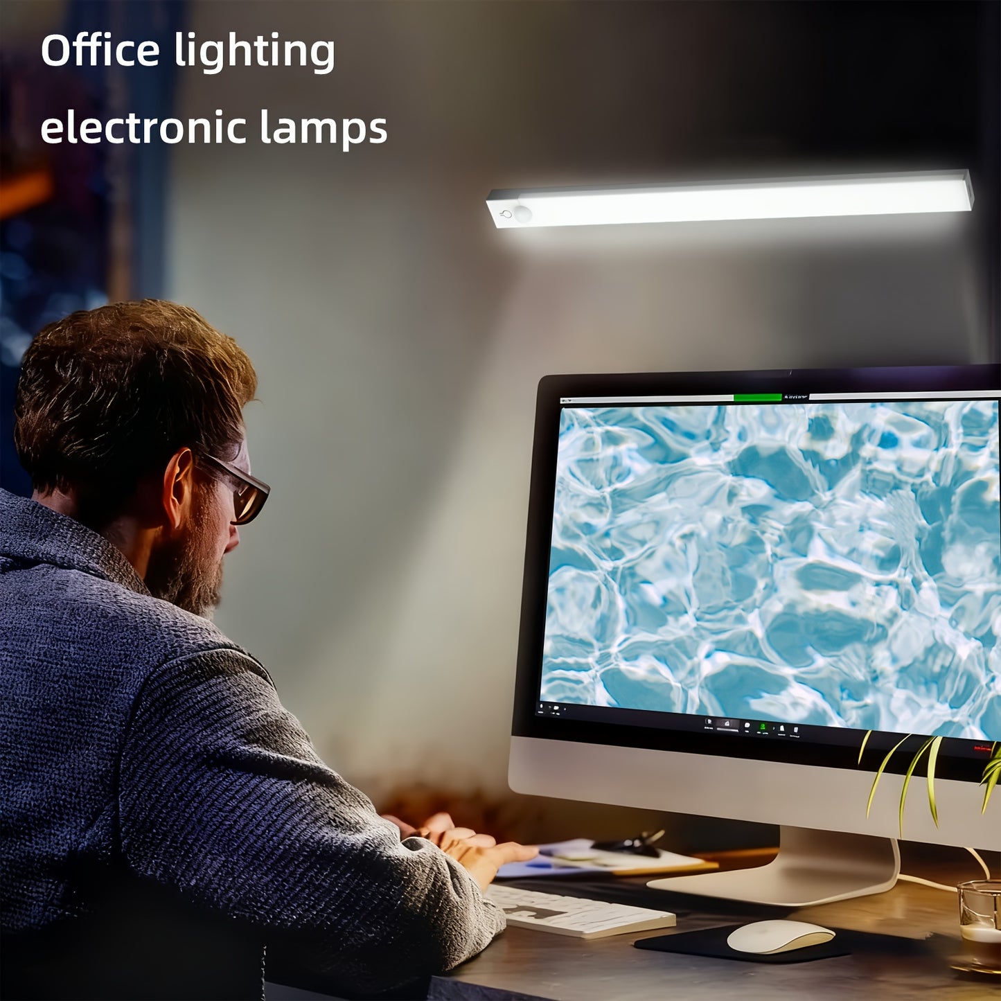 NBBUFF Motion Sensor LED Light - 3 Temps Infinite Dimming USB