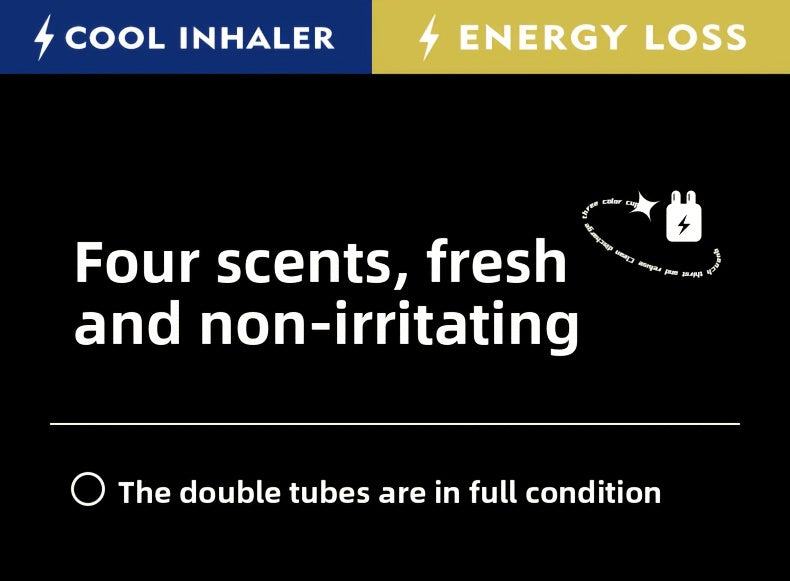 Nasal Decongestant Sticks 4-Pack - Lemon Mango Watermelon Peppermint