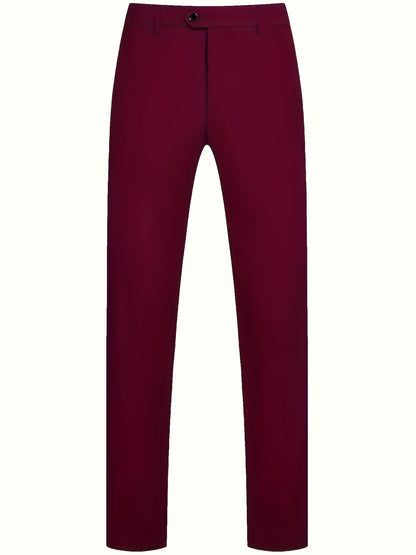 Men's 3pcs Suit Set - Blazer Vest Pants Elegant