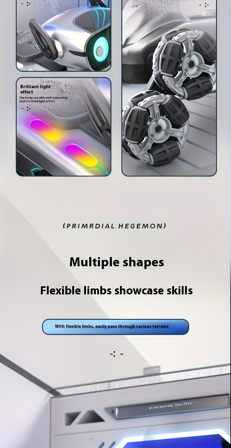 MechaPaw All-Terrain Robot Dog - 8-Wheel Remote Control Mechanical