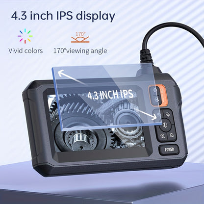 LCD Industrial Endoscope – 8mm Dual/Single Lens Camera