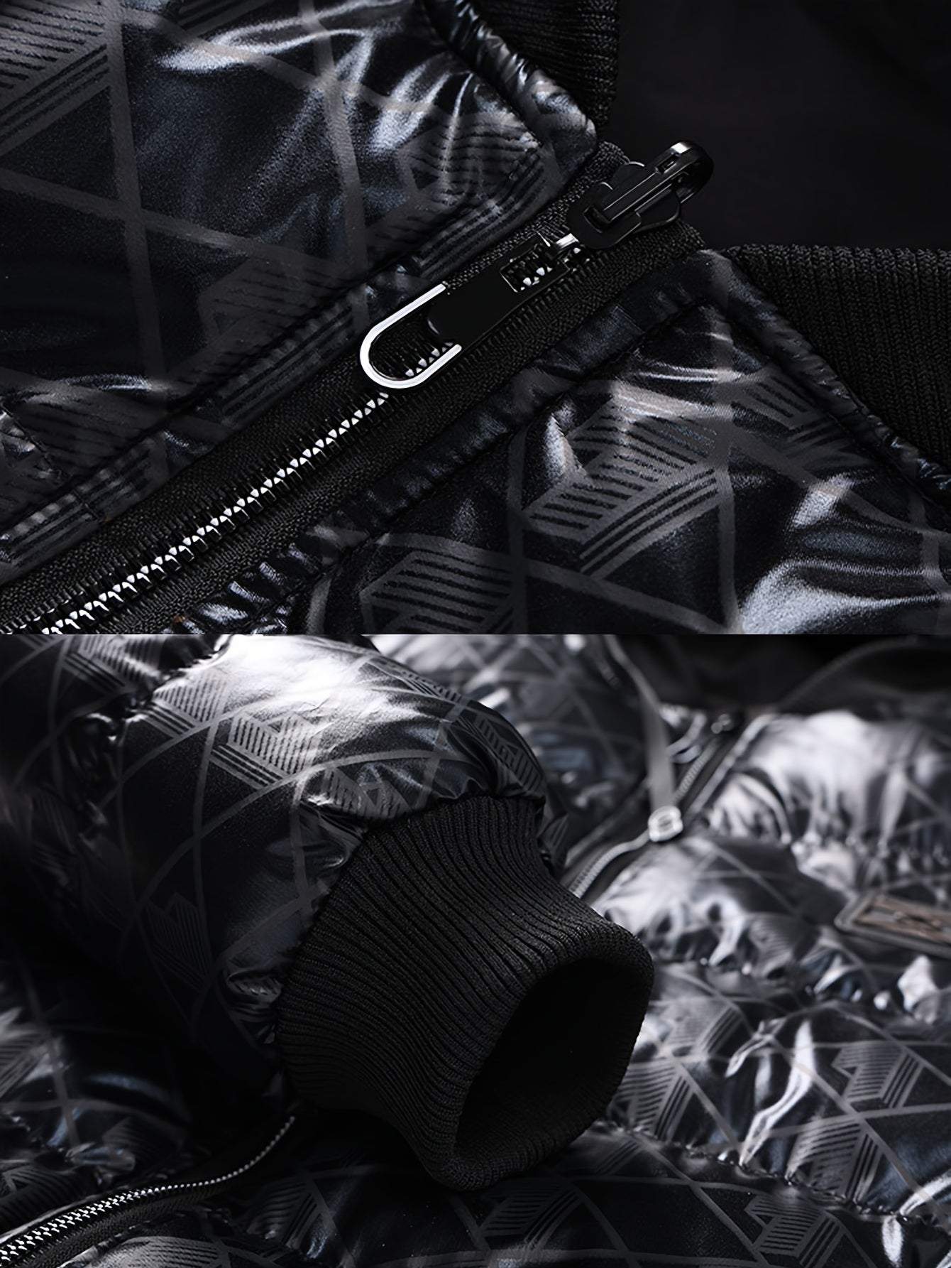 Men's Stylish Puffer Jacket - Thickened Warm