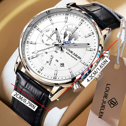 Men's Automatic Mechanical Watch - Premium Hollow Dial Vintage