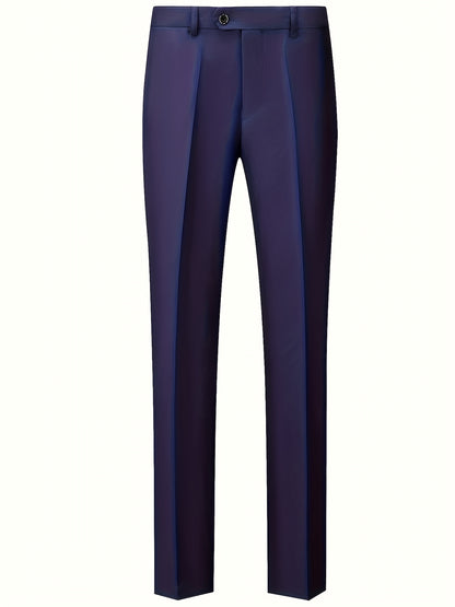 Men's 3pcs Suit Set - Blazer Vest Pants Elegant