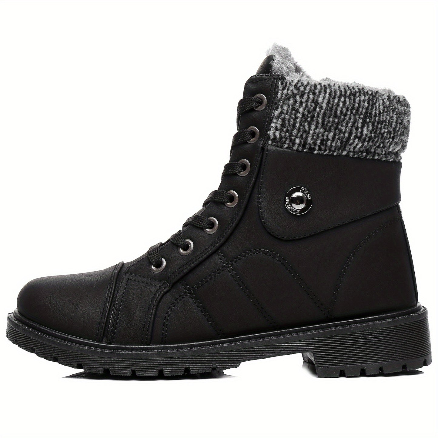 Women's Winter Boots - Side Zipper Plush