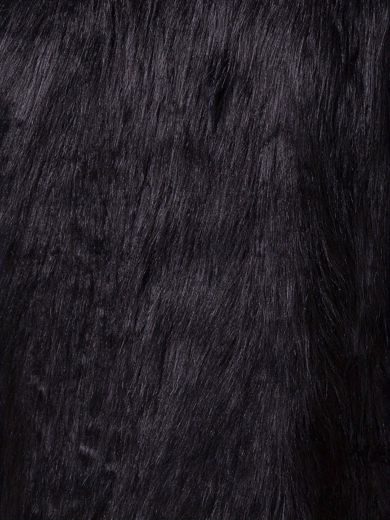 NØRVA Men's Long Faux Fur Trench Coat