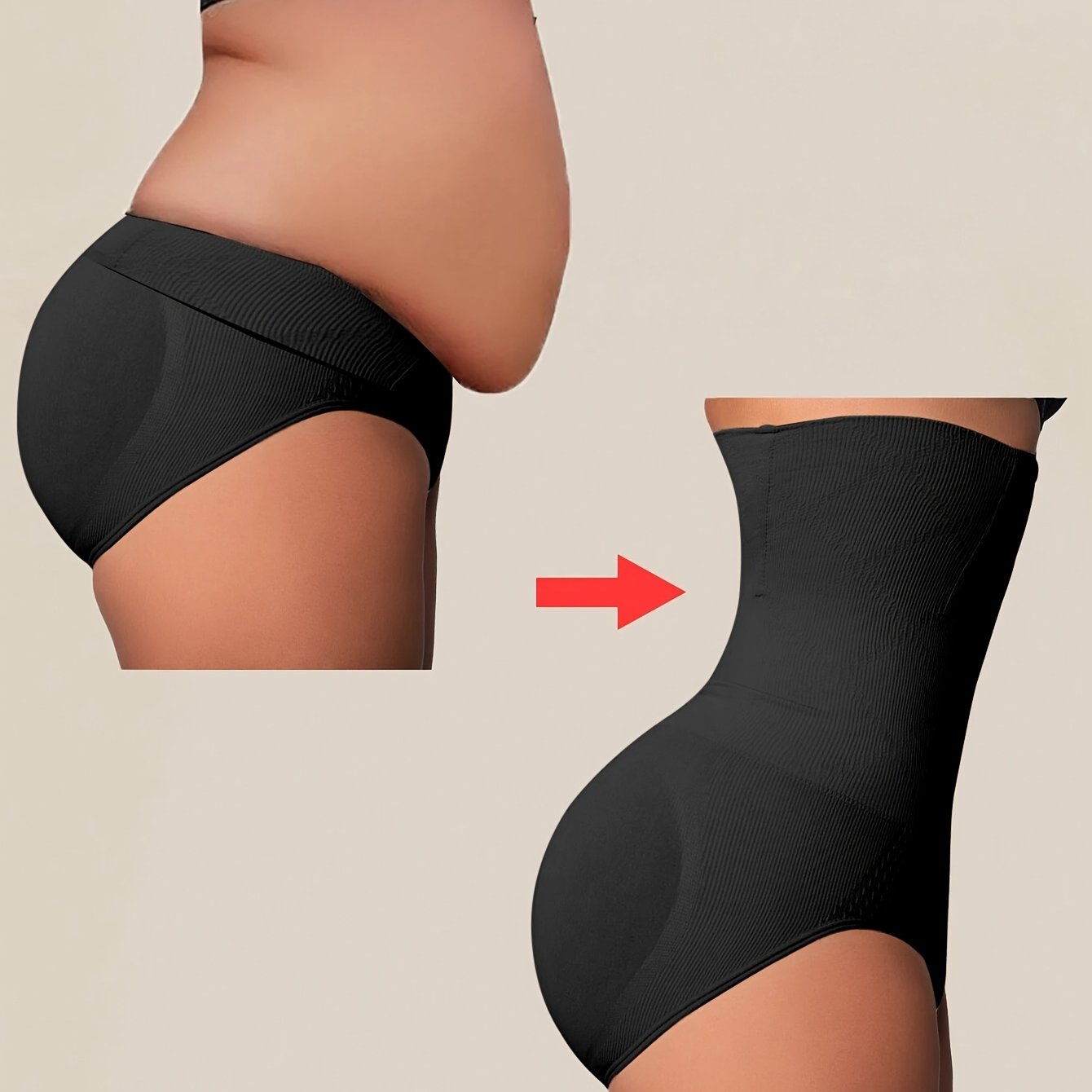 High-Waisted Shaping Panties Women - Lift & Slim Waist Nylon