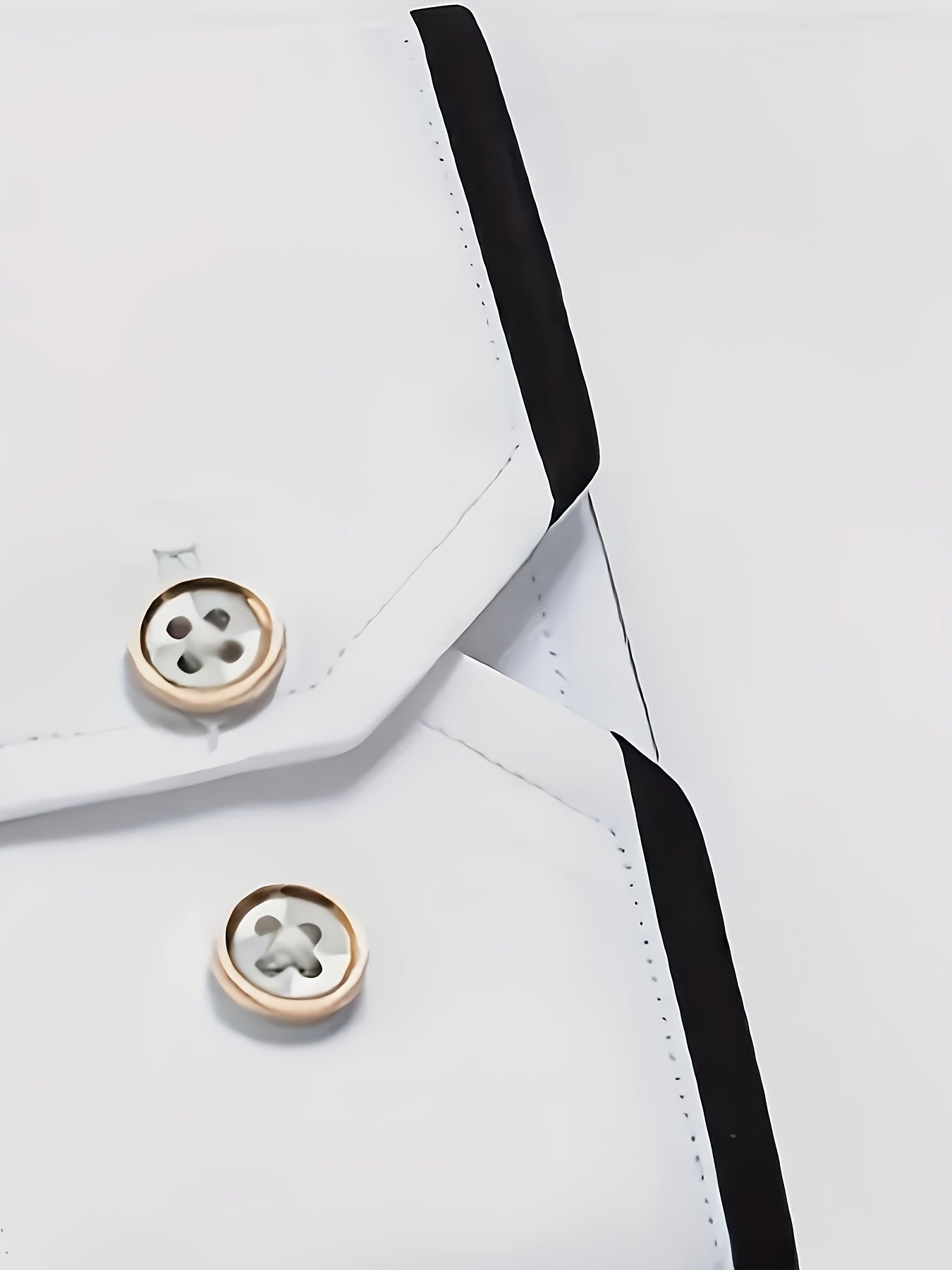 1+1 Men's Double Lapel Long Sleeve Shirt - Fashion Business Casual