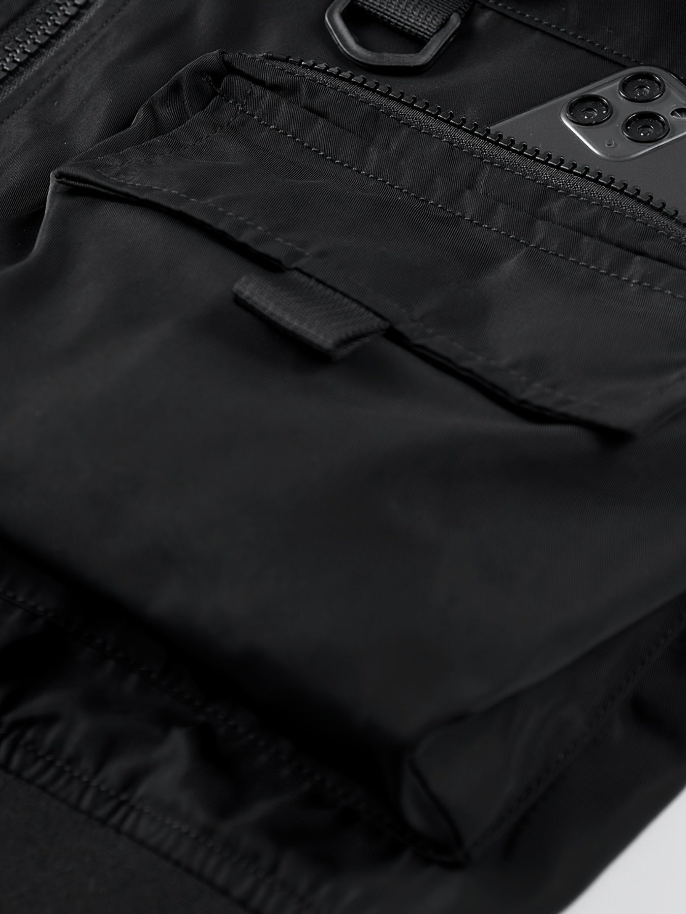 Men’s Premium Utility Bomber Jacket with Multi-Pocket