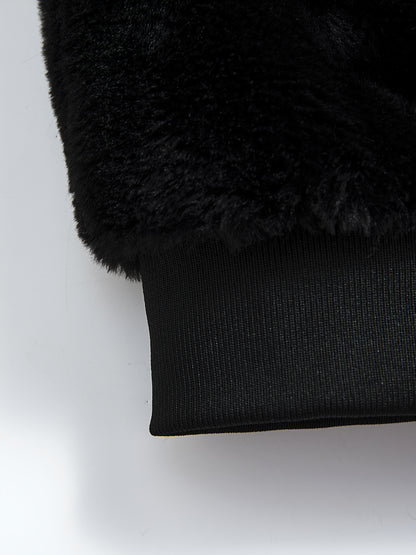 Men's Solid Hooded Jacket - Windproof & Warm