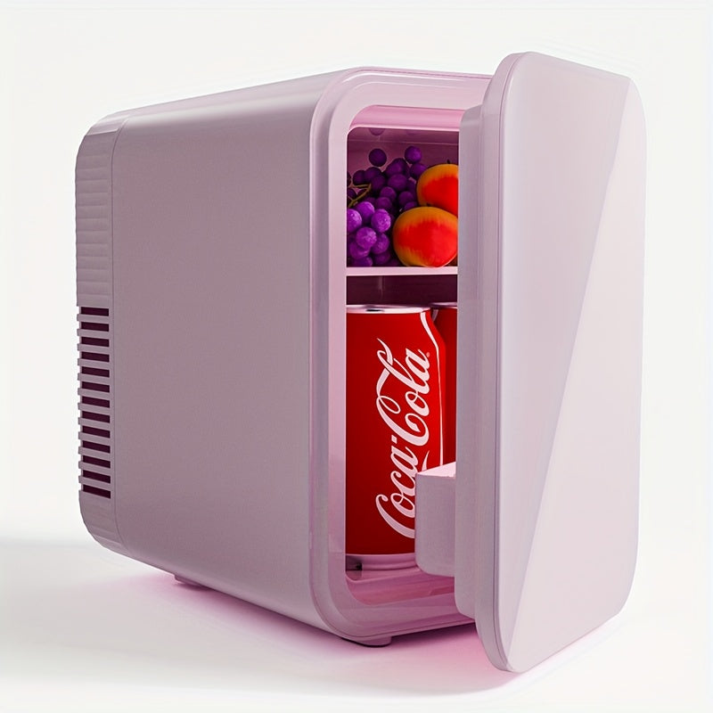 Mini-réfrigérateur pour camping-car 4 L - Glacière et chauffe-plats portables CA + 12 V CC