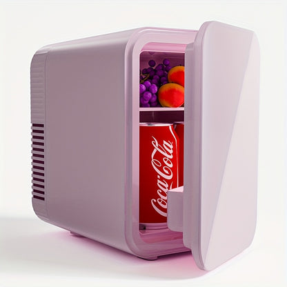 Mini-réfrigérateur pour camping-car 4 L - Glacière et chauffe-plats portables CA + 12 V CC