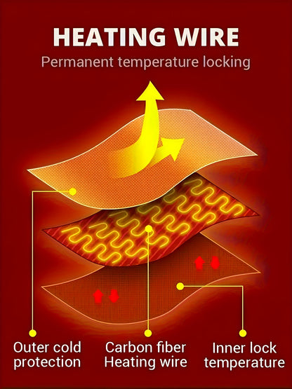9-Zone Heated Vest - USB-Powered 3 Temperature Settings