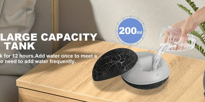 BABIQT Soundwave Humidifier - Flame Effect 7-Color Aroma Diffuser