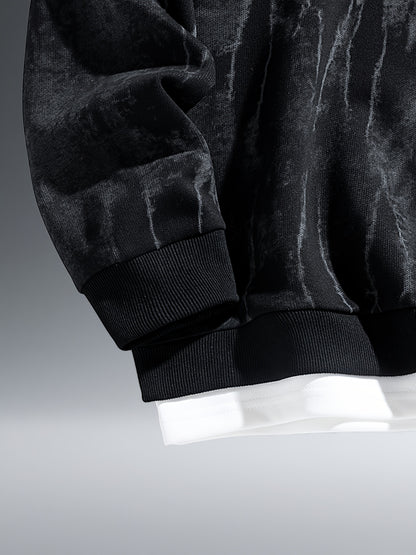 Men's Tie-Dye Sweatshirt - Round Neck Pullover