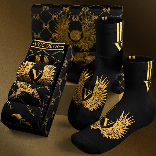 Wikuni Brand Cotton Men's Socks - Gift Box