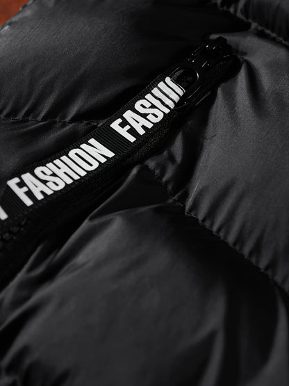 Men's Sleeveless Vest - Warm Zippered Stand Collar