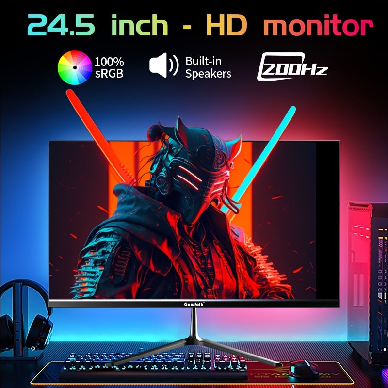 Gawfolk 24.5" Gaming Monitor - 200Hz Full HD IPS Flat Panel