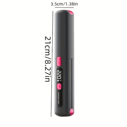 Mini 2-in-1 Wireless Hair Straightener & Curler