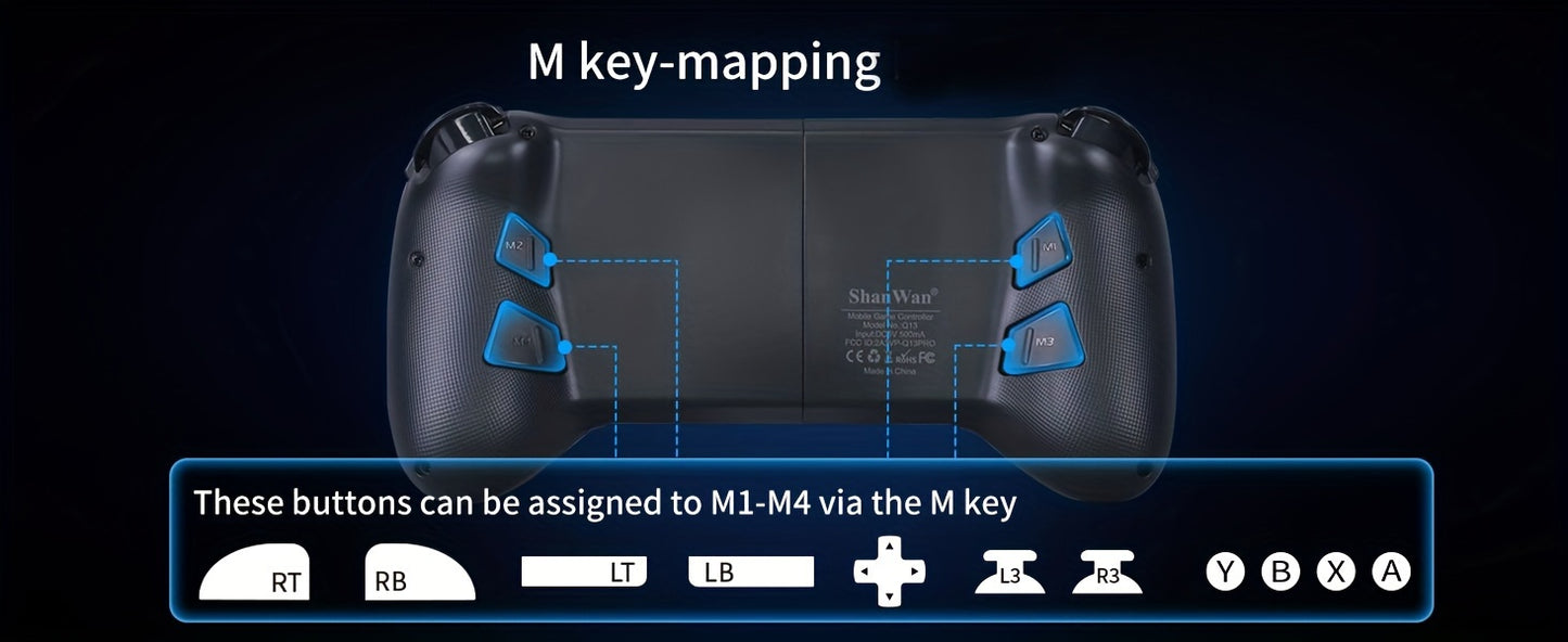 Wireless Gamepad Controller - iPhone/Android/Steam/PC