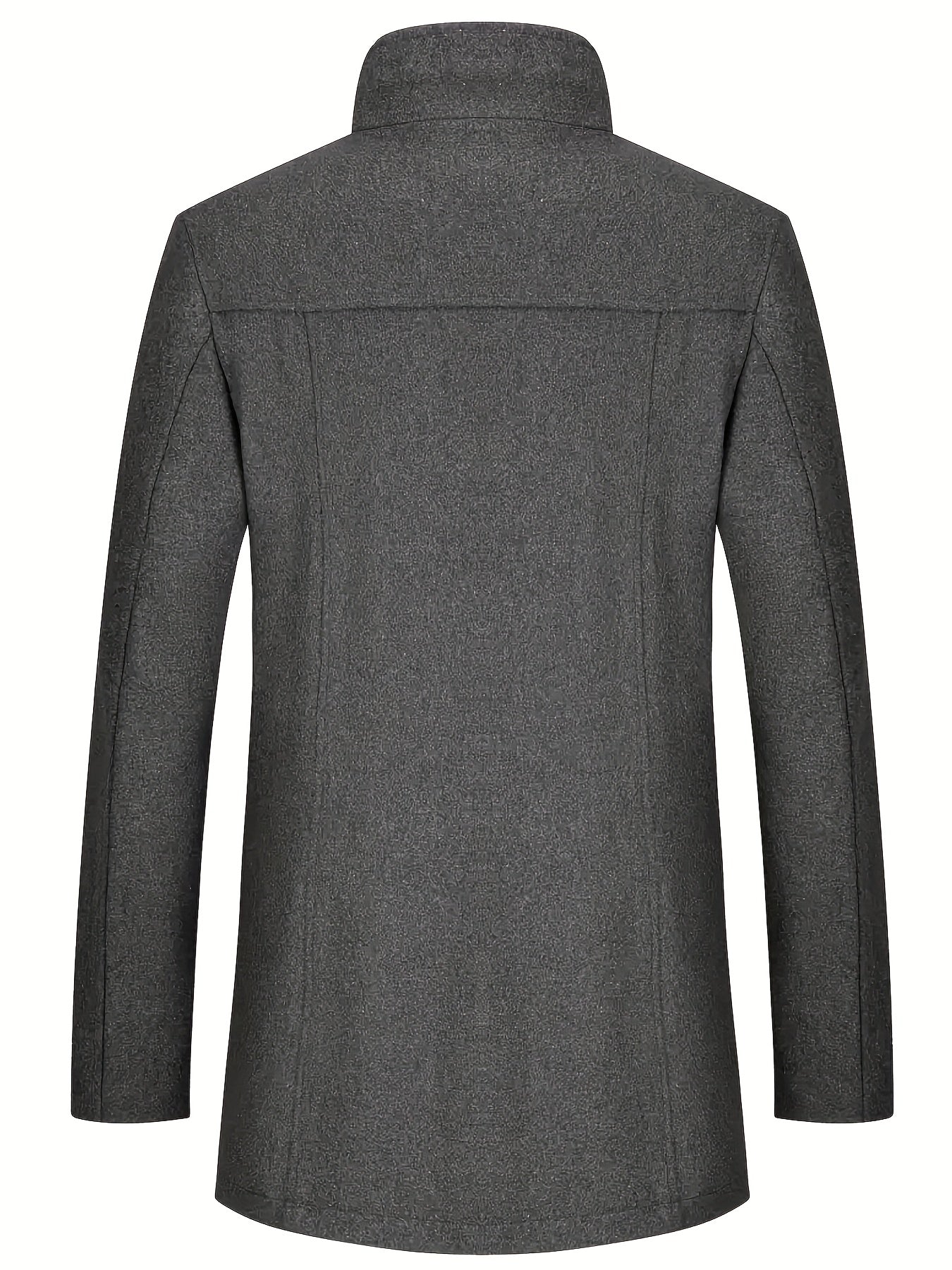 Men's Autumn/Winter Tweed Coat - Business Double-Breasted Wool