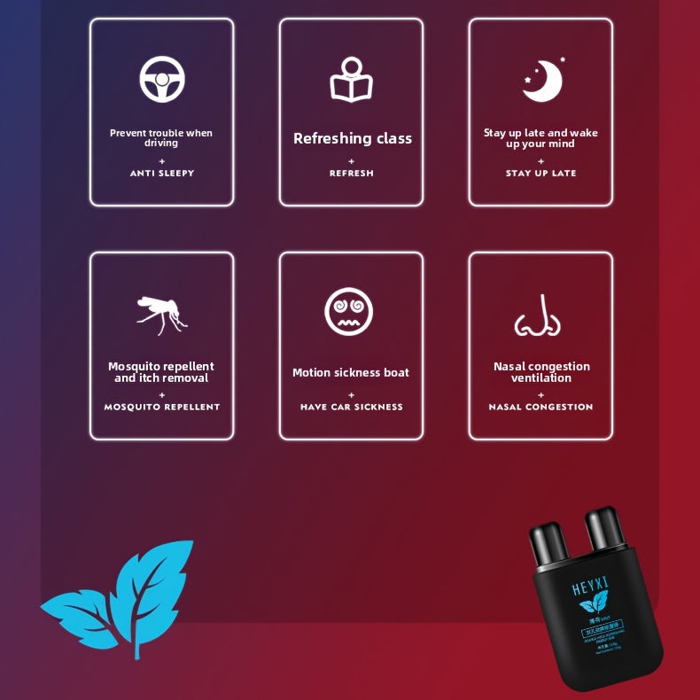 Nasal Decongestant Sticks 4-Pack - Lemon Mango Watermelon Peppermint