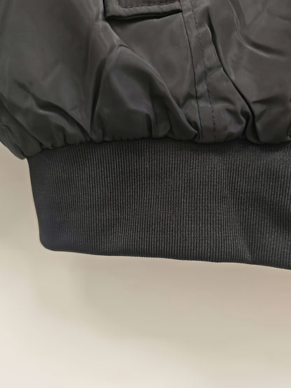 Men'S High-End Hooded Coat with Fur Collar, Thick And Warm.