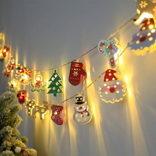 Gleaming LED Christmas String Lights – Santa, Snowman & More