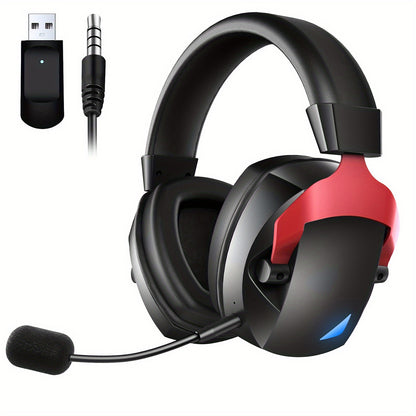 Wireless Gaming Headset - 3 Modes with 48Hr Battery & Surround Sound