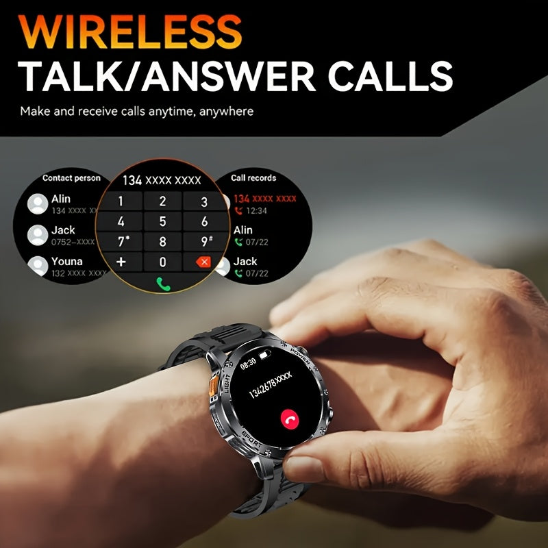 TKTKYY Smart Men's Watch AK87 - 4.32cm Touch 1000mAh IPX8