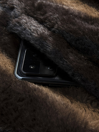 Men's Solid Hooded Jacket - Windproof & Warm