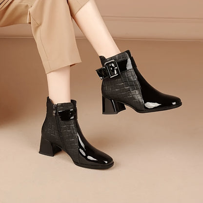 Women's Chunky Heel Ankle Boots