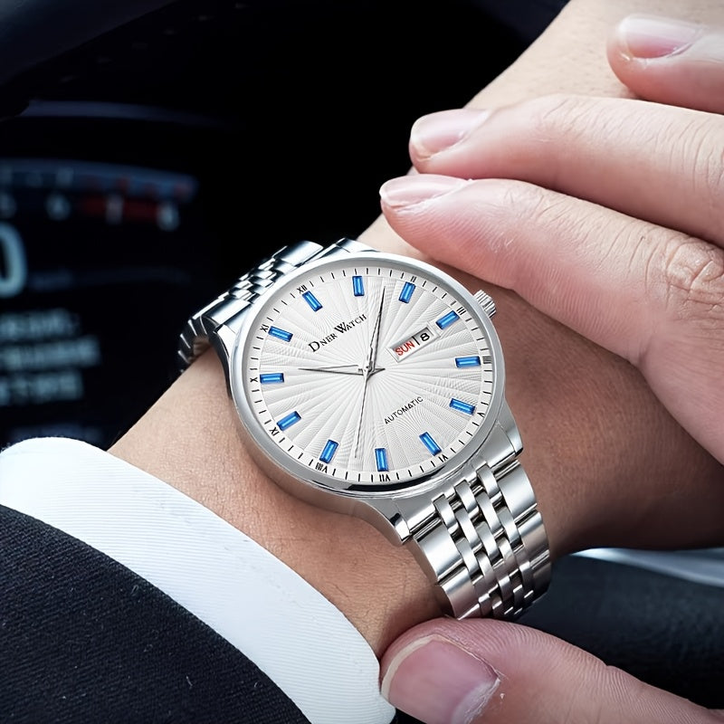 DNERWATCH Stainless Steel Mechanical Watch - Sapphire Crystal Automatic