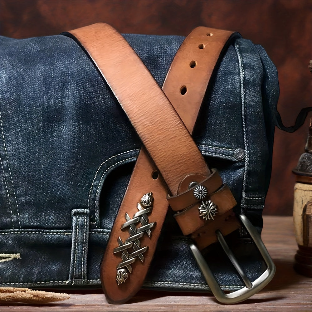 Handmade Top-Grain Leather Belt - Unisex