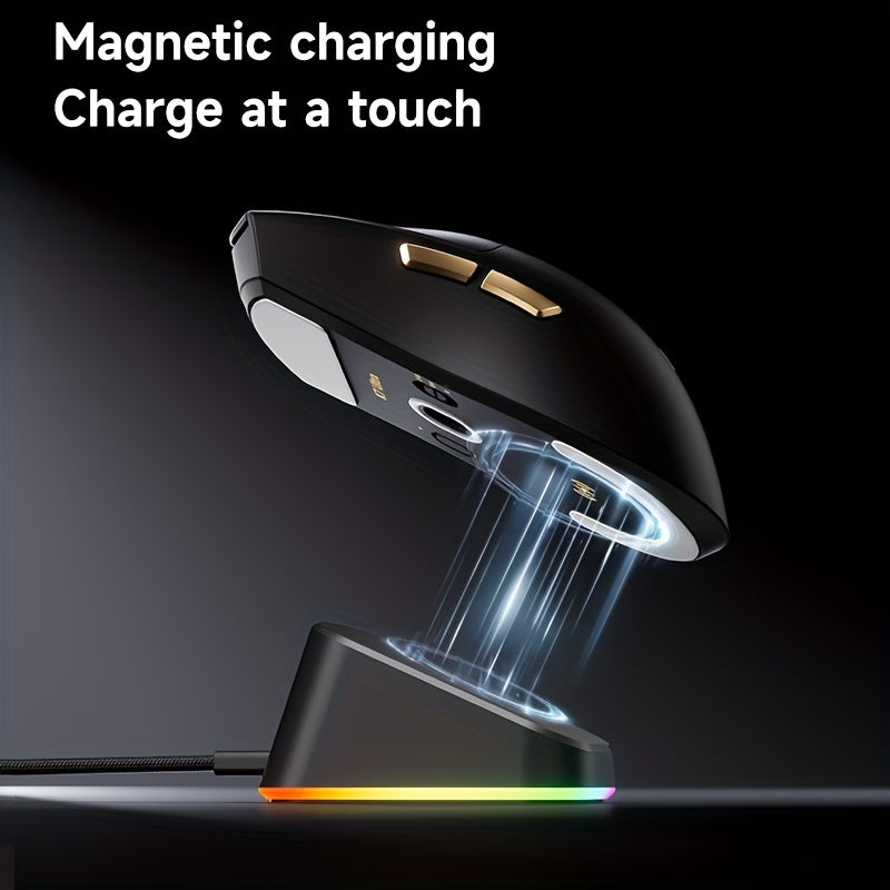 MCHOSE K7 Ultra Wireless Gaming Mouse - 8K 42000 DPI Magnetic Dock