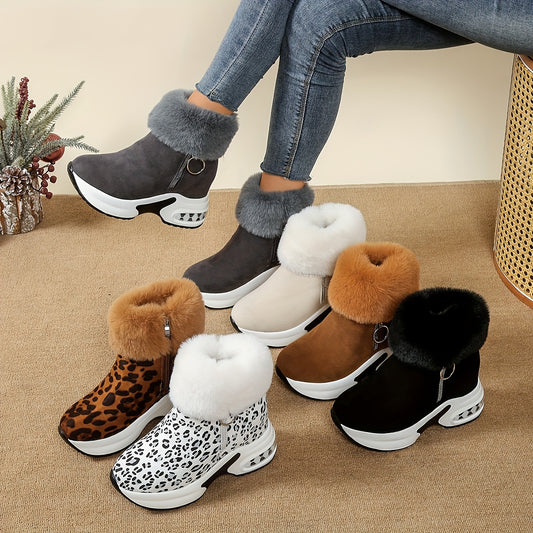 Women's Autumn/Winter Fuzzy Boots