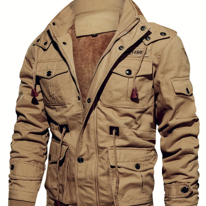 Men's Heavyweight Winter Jacket - Thermal Insulated