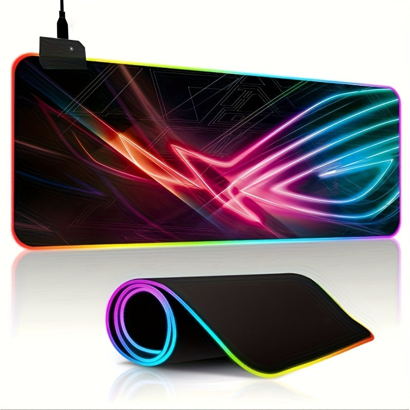 Gaming LED RGB Mouse Pad - Luminous Keyboard Pad Non-Slip