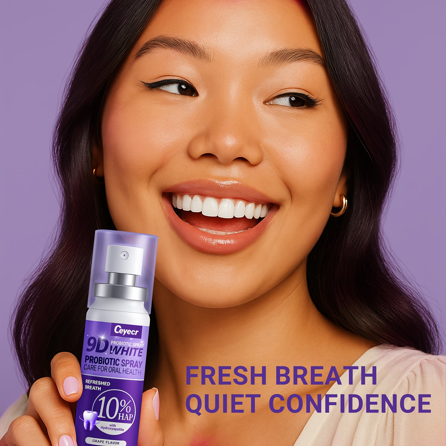 Oral Spray 3pcs 20ML - Breath Freshener Peach Mint Grape