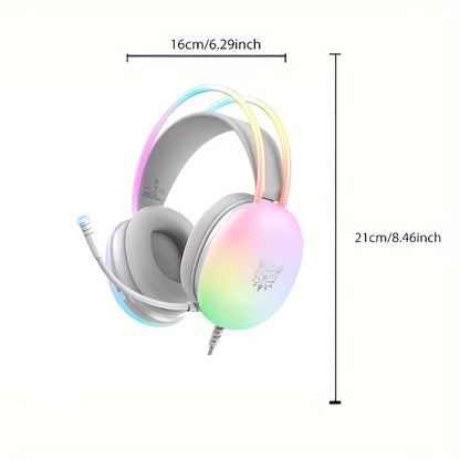 ONIKUMA X25 Gaming Earphones - RGB 7.1 Surround Sound with Mic